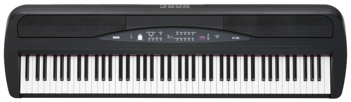 Korg SP-280 Black 88-Key Digital Stage Piano SP280BK