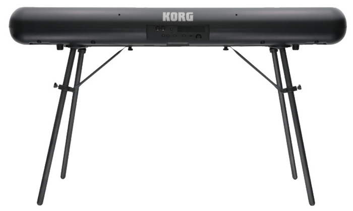 Korg SP-280 Digital Piano - Black 88-Key Digital Piano With Weighted Hammer Action, Built-In Speakers And Stand