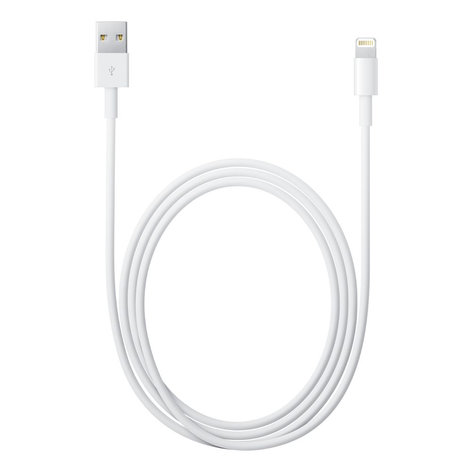 Apple LIGHTNING-USB-CABLE Lightning to USB Cable (1 m) MD818ZM/A LIGHTNING-USB-CABLE