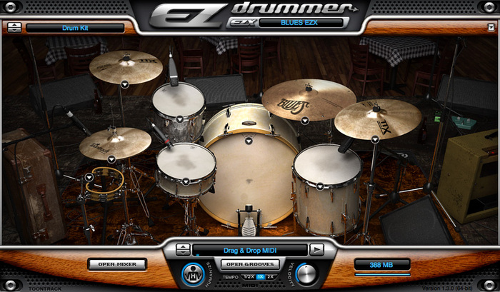 Toontrack BLUES-EZX Blues Drum Expansion For EZdrummer/Superior Drummer  (Electronic Delivery)