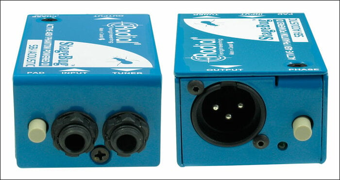 Radial Engineering StageBug SB-1 Compact Active Direct Box For Acoustic And Passive Bass