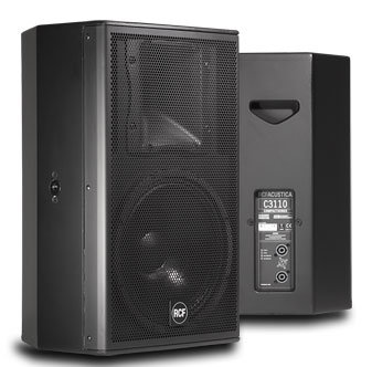 RCF C3110-126 C Series 2-Way Passive Speaker with 10" LF, 1" HF, 120° x 60° Horn C3110-126