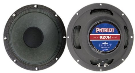 Eminence 820H 8" Guitar Speaker