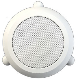 Bogen Communications MPS1W 70V Hanging Pendant Speaker, White MPS1W