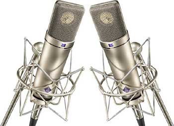 Neumann U87 Ai/Z Stereo Pair Matched Pair of U 87 Ai Multipattern Large Diaphragm Condenser Microphones with Case, 2x EA 87 Shockmounts U87AI/Z-STEREO-PAIR