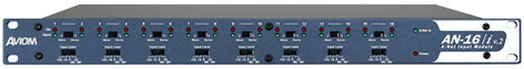 Aviom AN16/I-V.2 16-Ch Input Module, with A-Net Jack AN16/I-V.2
