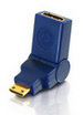 Cables To Go 40434-CTG Velocity™ 90° Rotating HDMI® Female to HDMI® Mini Male Port Saver Adapter 40434-CTG