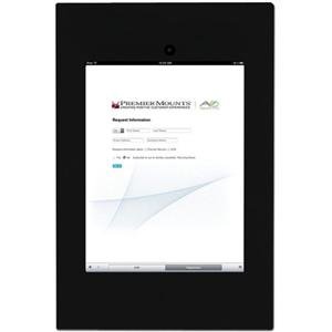 Premier Mounts IPM-720 Black Secure iPad Mounting Frame with Camera Access IPM-720