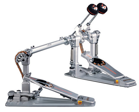 Pearl Drums P3002C Demon Chain Drive Double Bass Drum Pedal with Custom Carry Bag P3002C