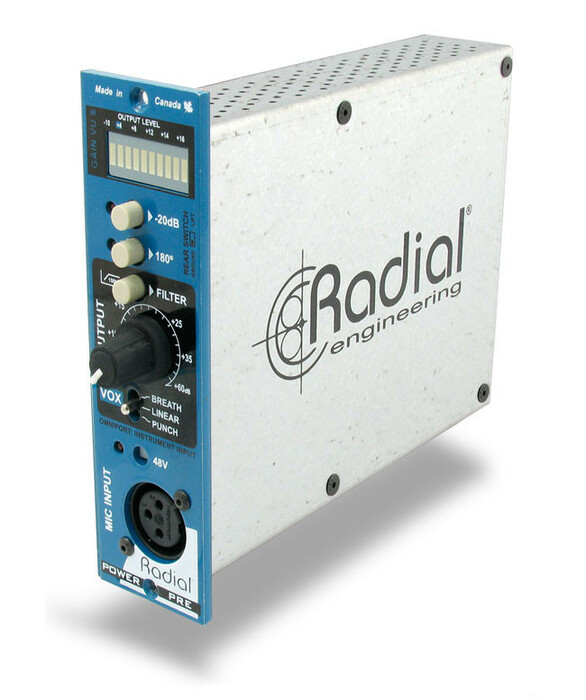 Radial Engineering PowerPre 500 Series Multi-Voice Microphone Amplifier Module POWERPRE