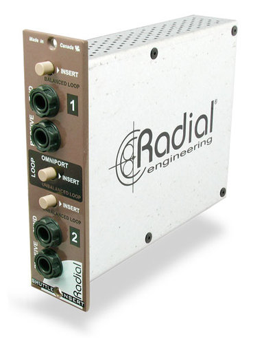 Radial Engineering Shuttle Studio Patchbay Module With Balanced And Unbalanced Effects Loops