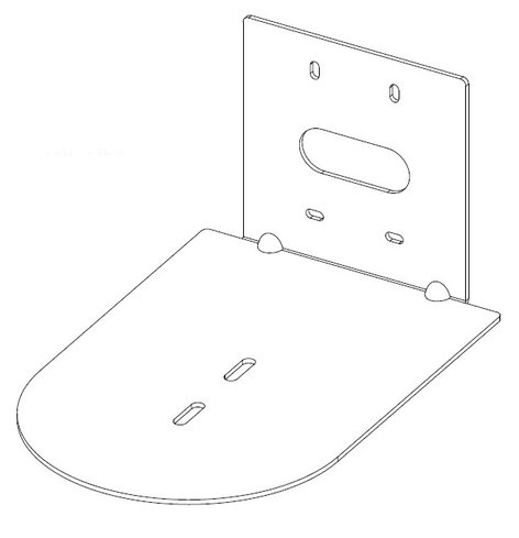 Vaddio CLEARVIEW-WALLMOUNT Wallmount for Clearview HD20 and other Specific PTZ Cameras CLEARVIEW-WALLMOUNT