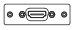 FSR, Inc IPS-V610S-WHT HDMI Female to Female Bulkhead Wall Plate, White IPS-V610S-WHT