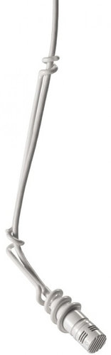Audio-Technica U853RW Phantom-Powered Cardioid Condenser Hanging Microphone in White U853RW