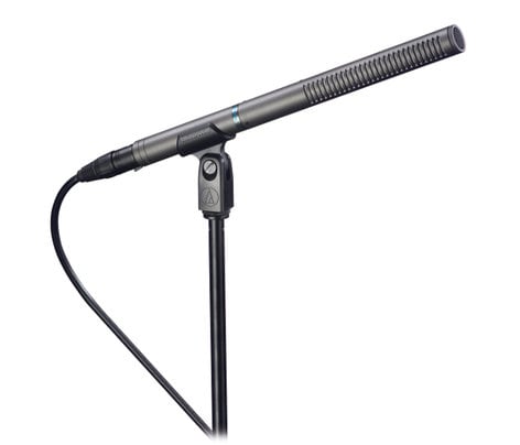 Audio-Technica AT897 Shotgun Mic, Line + Gradient Condenser, 11", Battery or Phantom Powered, AT-897 AT897