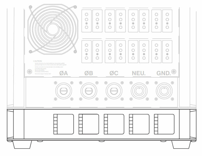 ETC/Elec Theatre Controls 7052A2024 Cam-Lok Pass Thru Panel for Sensor Portable Packs 7052A2024
