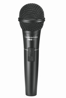Audio-Technica PRO 41 Cardioid Dynamic Handheld Microphone with 15ft XLR Cable PRO41