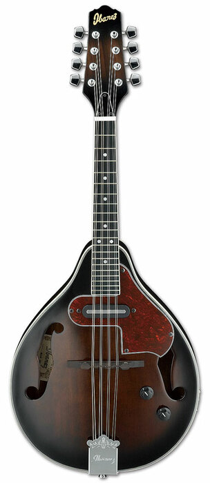 Ibanez M510EDVS Mandolin, Dark Violin Sunburst With Pickup, Rosewood Fingerboard