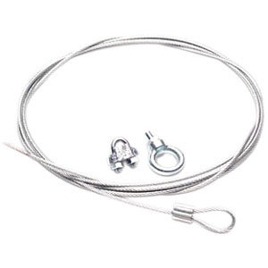 Bogen CK10W 10' Safety Cable Kit, White