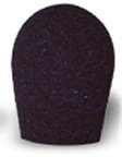 WindTech 600-Black Microphone Windscreen, 1" Inside Diameter (Black) 600-BLACK