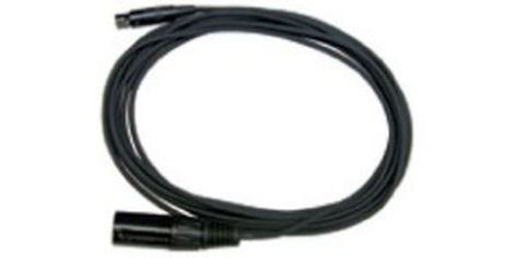 Audix CBLM50 50' Mini-XLRF To XLRM Cable, Black