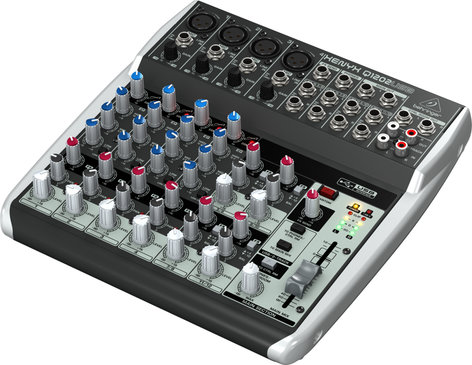 Behringer XENYX Q1202USB 12-Channel 2-Bus USB Mixer with Built-In Compressors Q1202USB