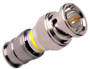 Liberty AV CM-RG59M-BNC C-Tec2 RG59 BNC Plug For Single, Dual, Tri Or Quad Shield Formats