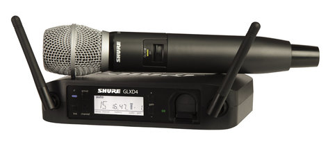 Shure GLXD24/SM86 Wireless System with the SM86 Handheld Transmitter GLXD24/SM86