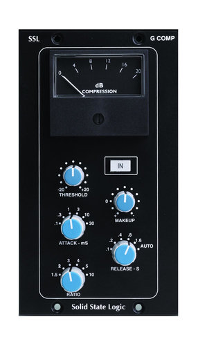 Solid State Logic STEREO BUSS COMPRESSOR 500 Stereo Bus Compressor module for 500 format rack STEREO-BUSS-COMP-500