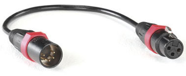 Lex Products Corp DMX-5PM-3PF DMX 5 Pin Male to 3 Pin Female Adapter Cable DMX-5PM-3PF