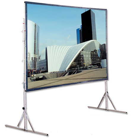 Draper 218179 65" X 116" Cinefold Matt White Portable Projection Screen