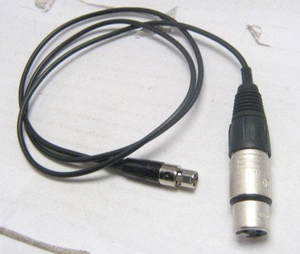 Telex 63841-002 Telex Mic Transmitter Adapter Cable