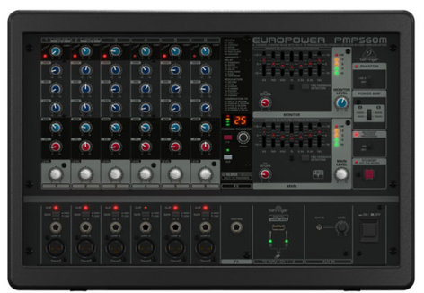 Behringer PMP560M 500W 6-Channel Powered Mixer PMP560M