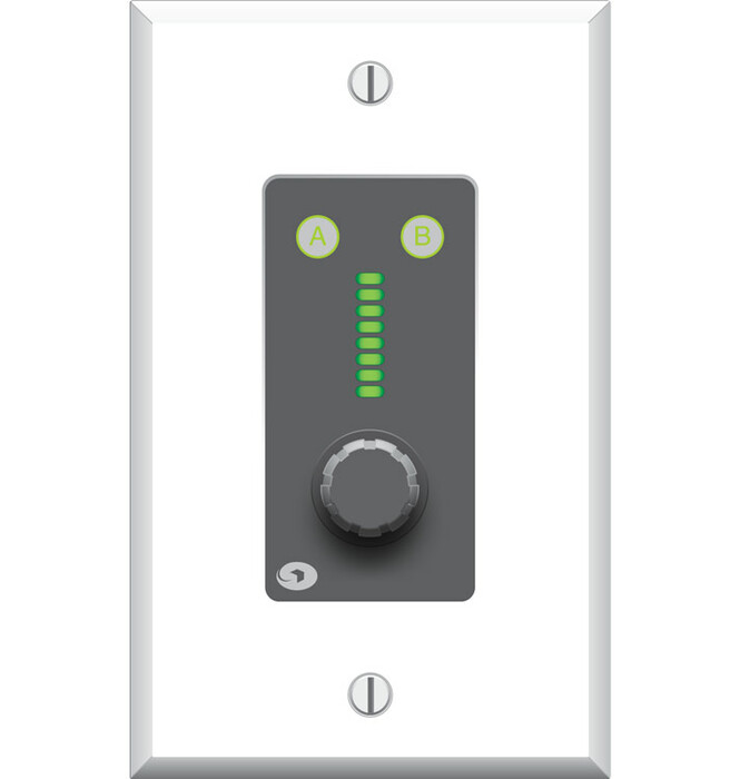 Symetrix ARC-K1E Adaptive Remote Control Wallplate For Symnet, 8 Segment LED