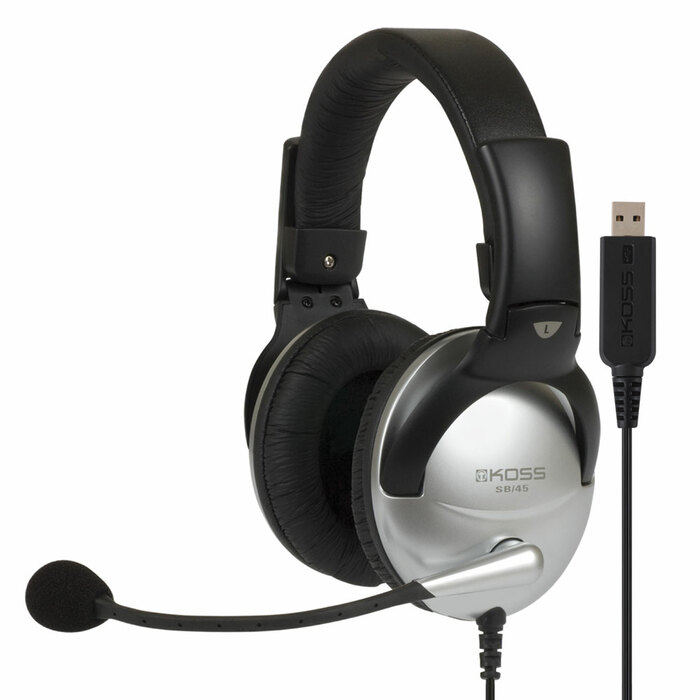 Koss SB/45 USB Communication Headset with USB Plug SB45-USB