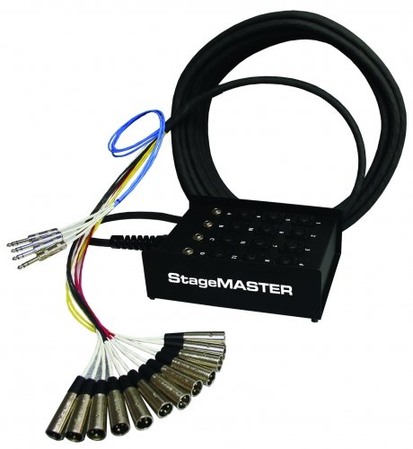 Pro Co SMC1204FBX-50 50 ft. 12x XLR Mic Channel, 4x XLR Return Fan to Box Snake SMC1204FBX-50