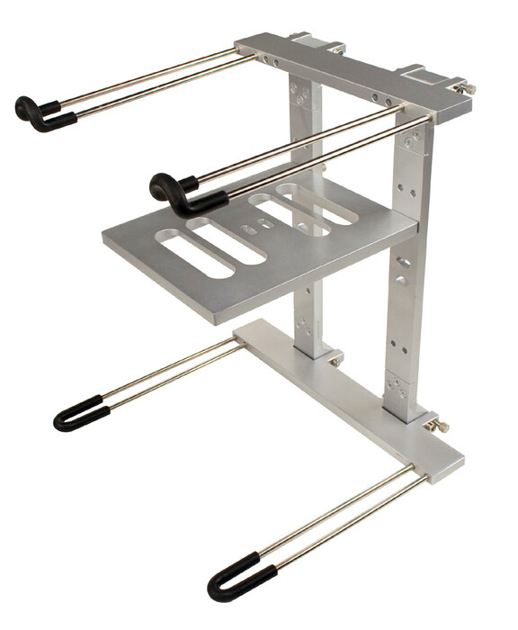 Ultimate Support JS-LPT400S Aluminum Double-tier, Multi-purpose Laptop/DJ Stand JS-LPT400S