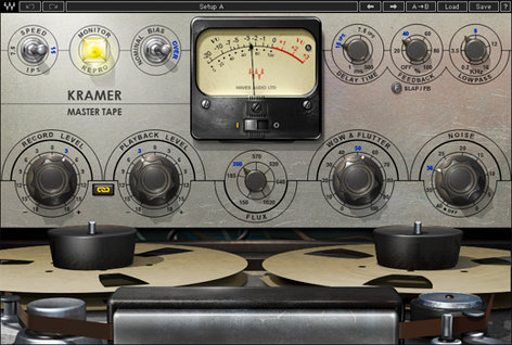 Waves Kramer Master Tape 1/4" Reel-to-Reel Analog Tape Emulation Plugin MPXTDM