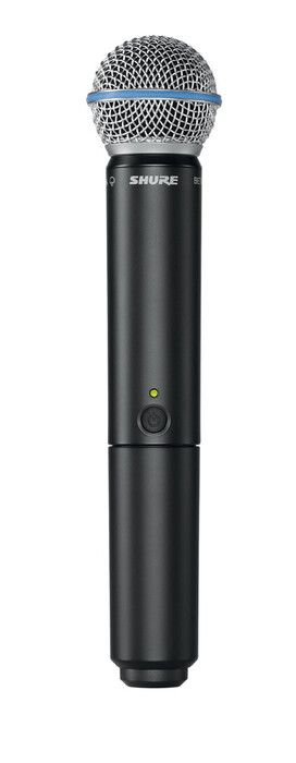 Shure BLX2/B58-J10 Wireless Handheld Microphone Transmitter with Beta 58 Capsule, 584-608 MHz BLX2/B58-J10