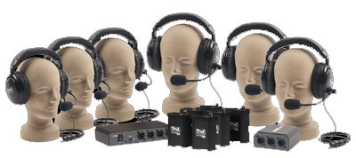 Anchor COM-60FC 2-Channel 6-Headset Intercom System with Foam Case COM-60FC
