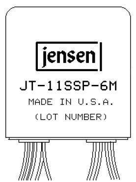 Jensen Transformers JT-11SSP-6M 600 Ohm Line Input Transformer With 1:1 Split Winding "Repeat Coil"