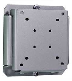 Peerless SF630 Flat Wall Mount for Small LCD 10"-24" Screens, VESA 75/100, Black (silver shown) SF630