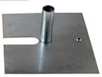 Rose Brand PBSB0009 Standard 12 lb Base: 14" x 16" x 3/16" PBSB0009