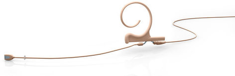 DPA Microphones FIDFA33-M d:fine™ Directional Headset with Medium Boom, Single Ear and 4 Pin Hirose Connector for AT, Beige FIDFA33-M
