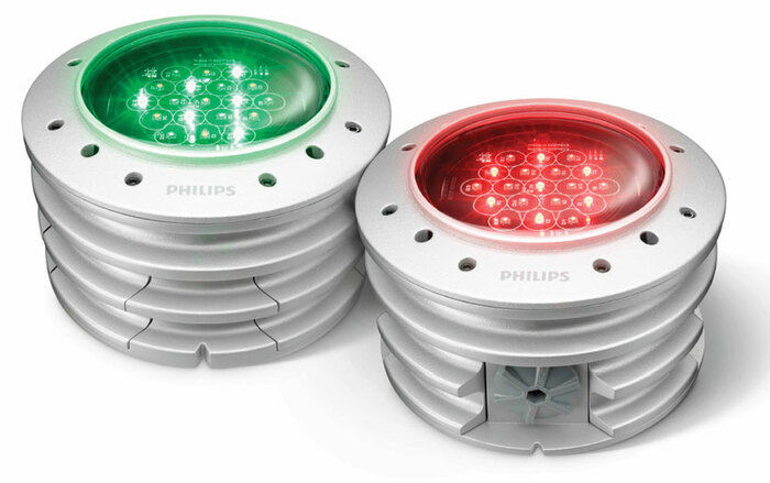 Philips Color Kinetics 123-000022-01 ArchiPoint iColor Powercore LED Fixture and Mounting Base with Clear Flat Lens 123-000022-01