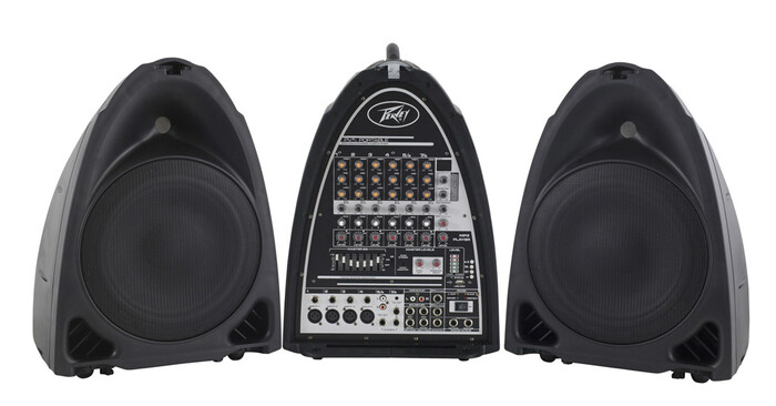Peavey PVi Portable Portable PA System, 30 Watt 8 Channel Mixer PVI-PORTABLE