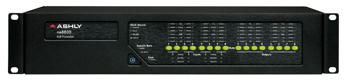 Ashly ne8800D Protea 8x8 Processor with AES3 I/O NE8800D