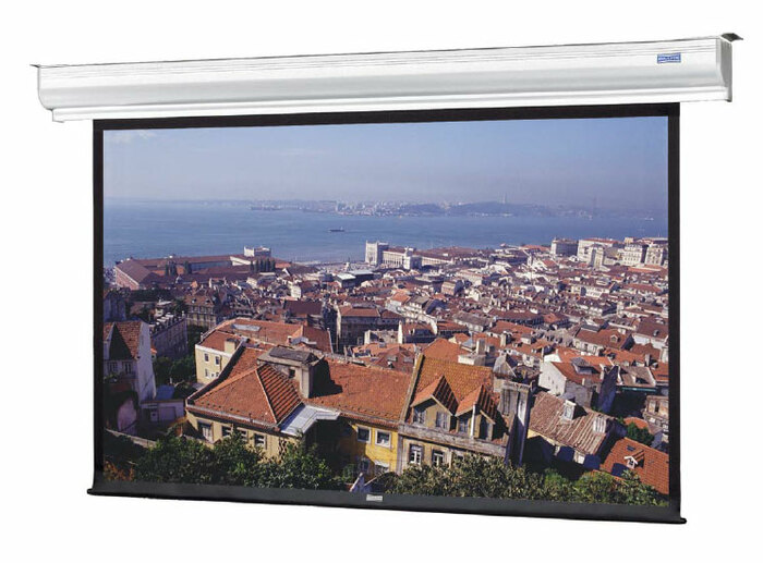 Da-Lite 88385LS 45" x 80" Contour® Electrol® Wall and Ceiling Mounted Electric Screen 88385LS