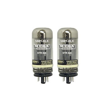Mesa Boogie Ltd 5881-6L6-STR-425 Pair of 6L6 Power Vacuum Tubes 5881-6L6-STR-425