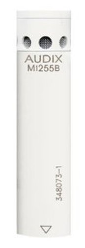 Audix M1255BWO Miniature High-Output Omnidirectional Condenser Microphone with RFI Immunity in White M1255BW-O